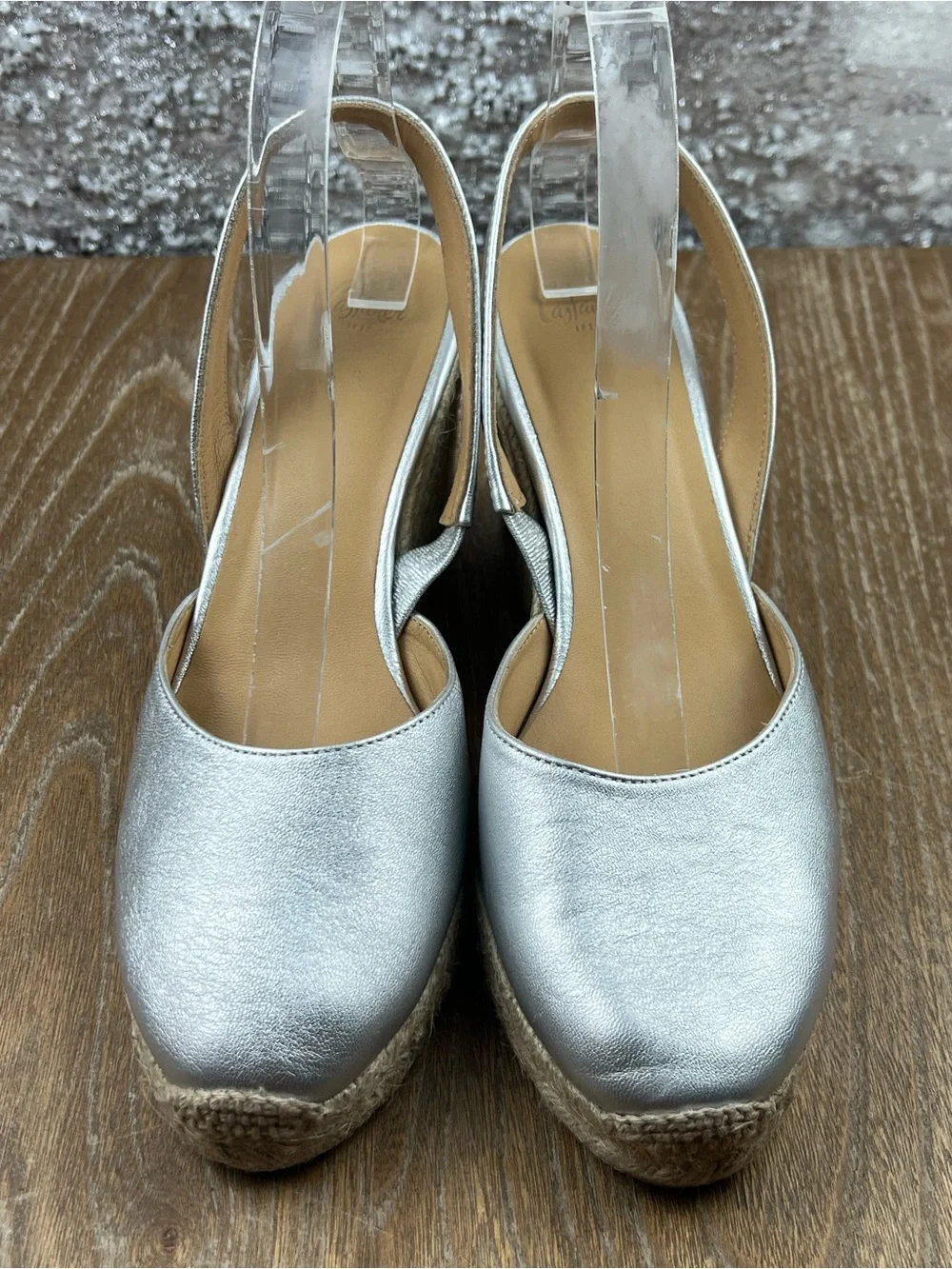 600 CASTAÑER CARISSA espadrlle wedge Espadrille Wedge Slingback Shoes 40